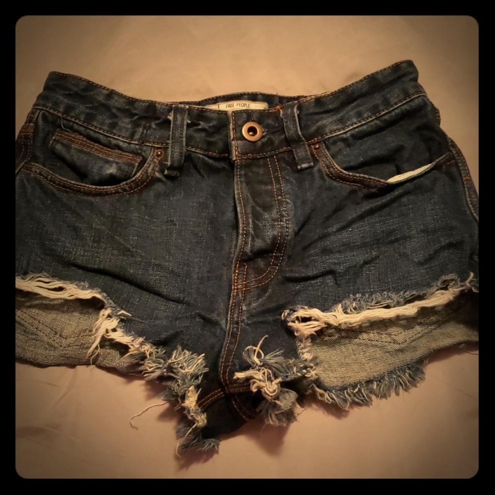 Free People Denim Shorts